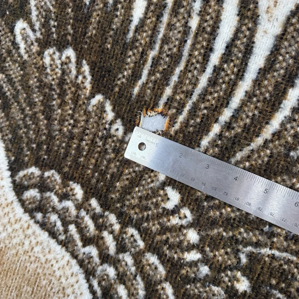 Vintage Safari Weavers Bald‎ Eagle Blanket Reversible 75x53 USA Americana Rustic